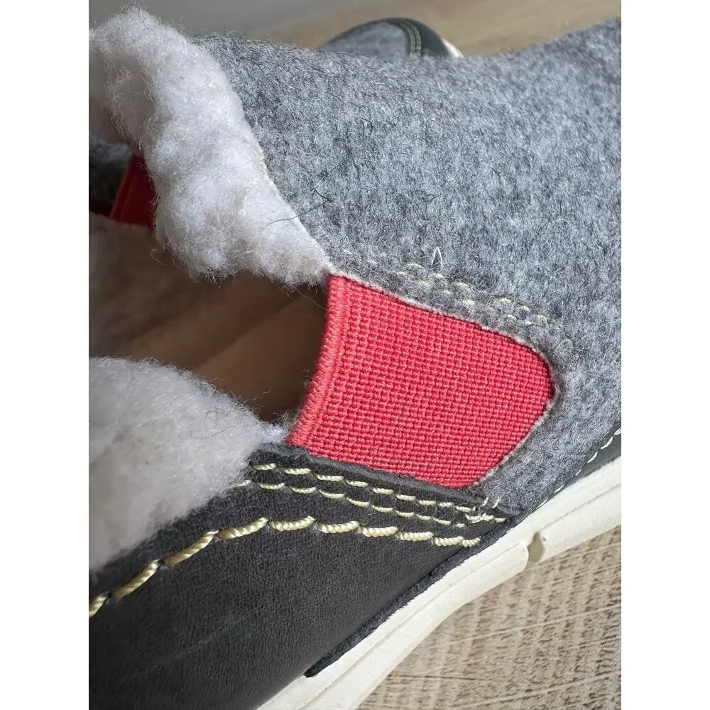 Sorel Mackenzie II Snow Slip Ons Gray Quarry Chalk 7